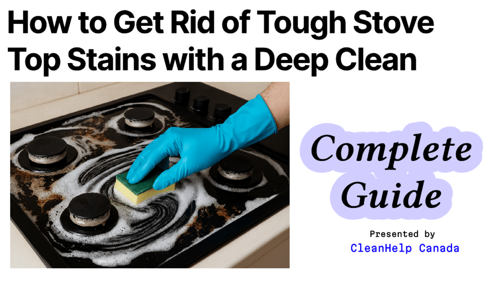 cleaning stove top