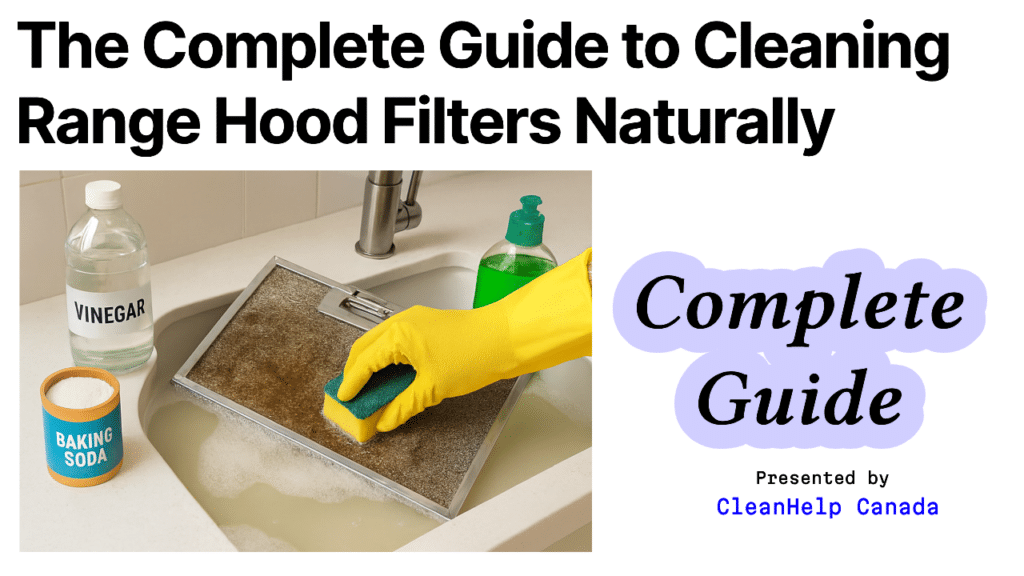 cleaning range hood filter