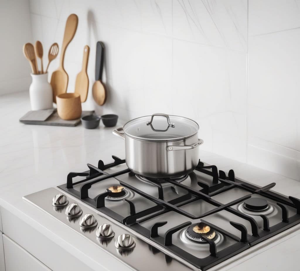 cleaning stove top