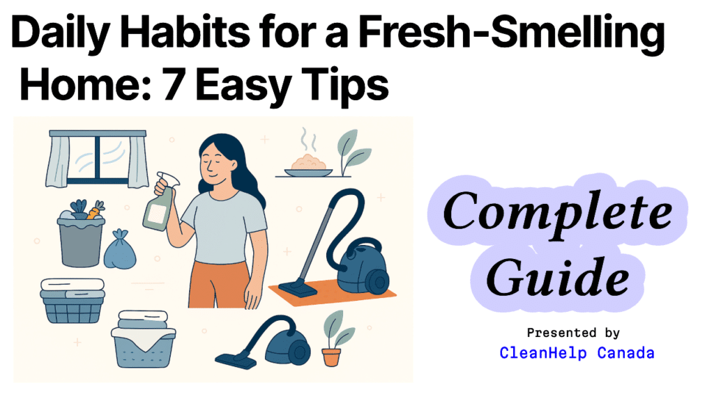 daily habits for a fresh home