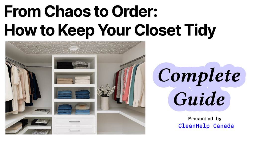 how to organize closet