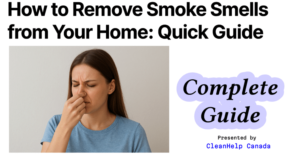 How to Remove Smoke Smells
