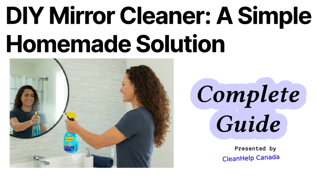 DIY Mirror Cleaner