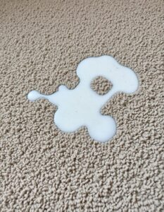 how to clean dried milk