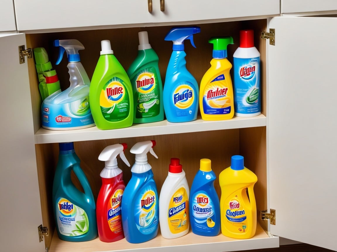 Overusing Cleaning Products