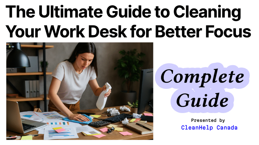 blog image about How to Clean Work Desk