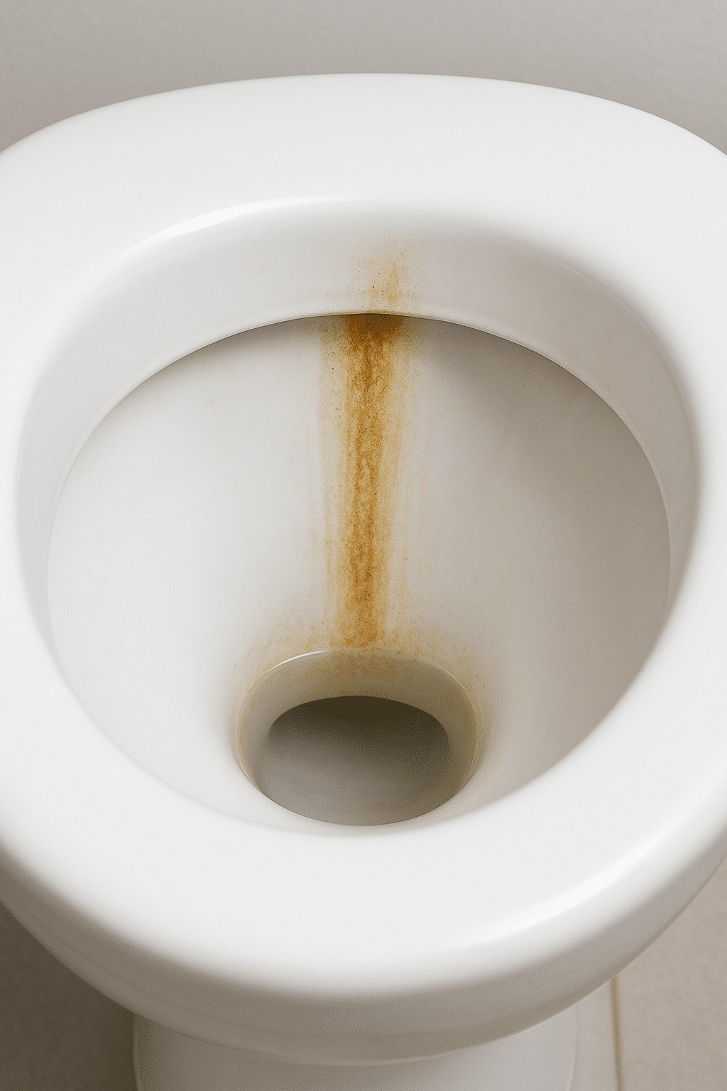 Toilet cleaning for hard water stains