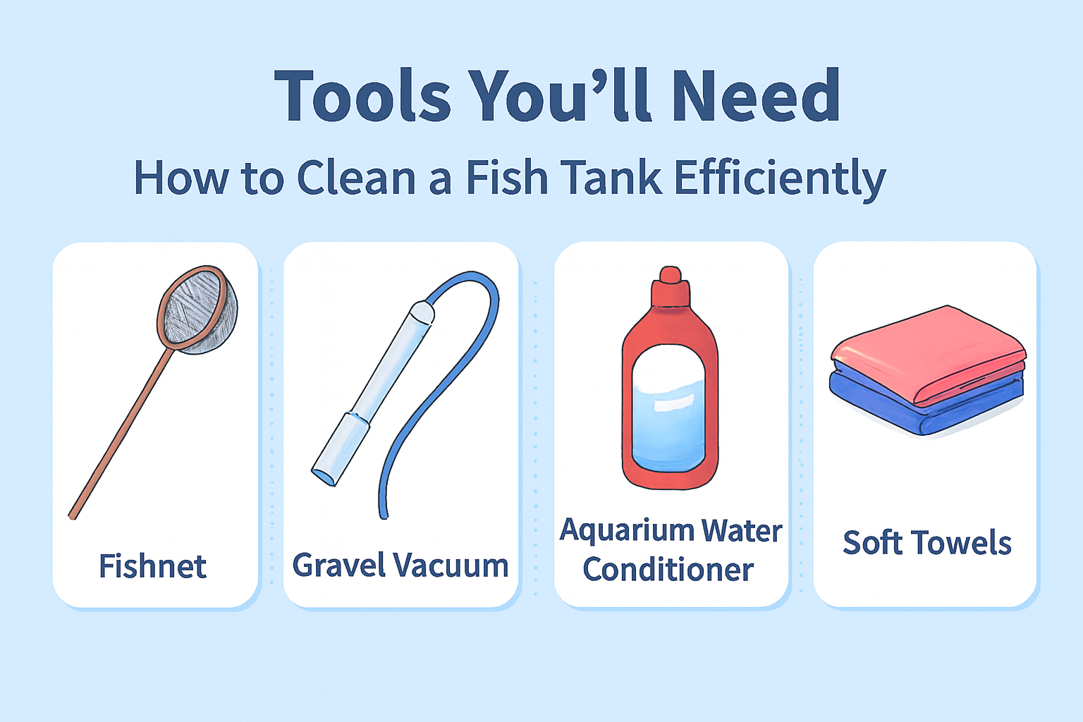 essential tools | CleanHelp Canada how to clean a fish tank