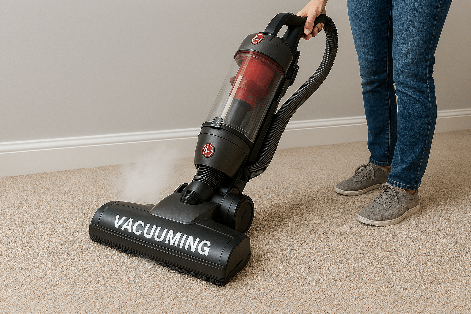 Vacuuming vs Sweeping